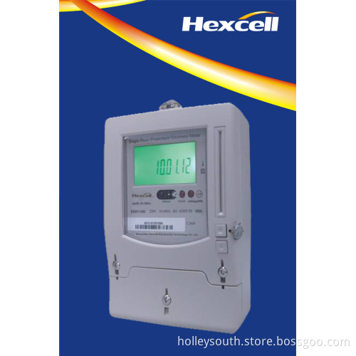 Single Phase Card Meter
